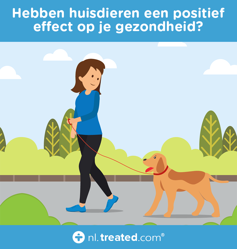 Tekening vrouw en hond