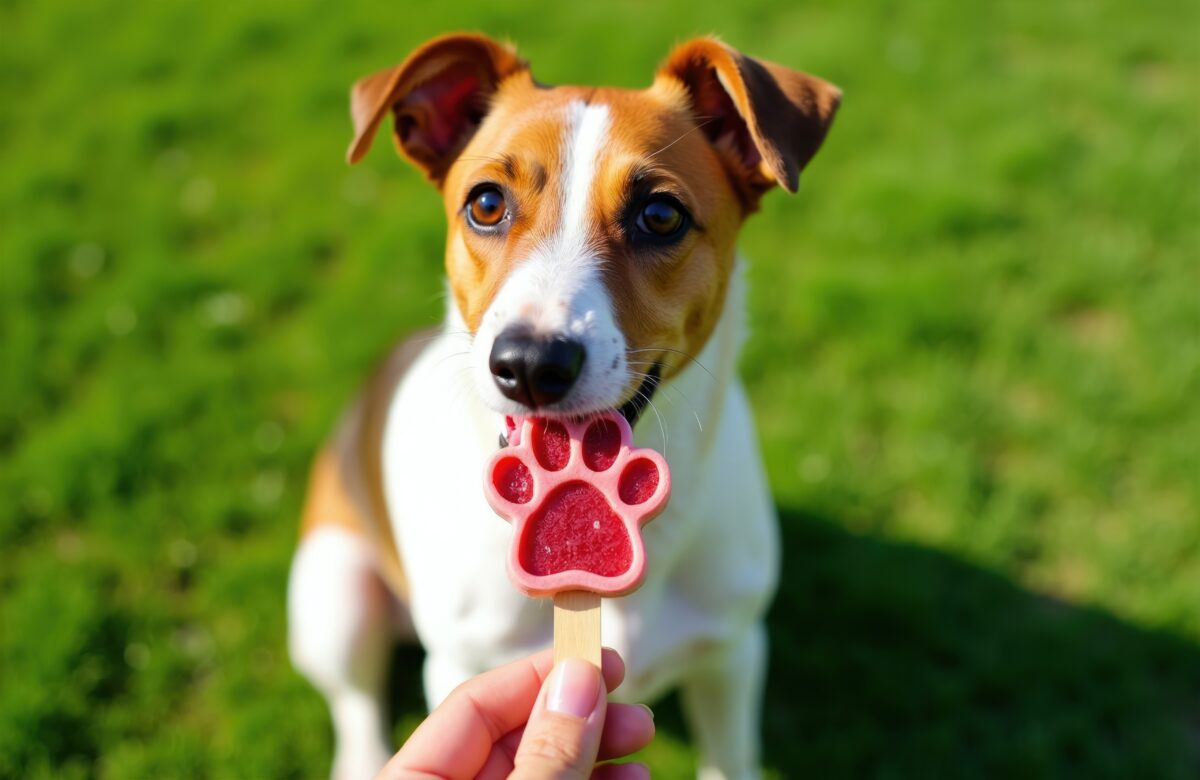 Voeding van hond met warmte